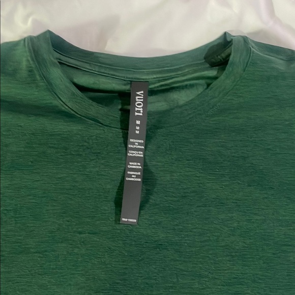Vuori Strato Tech T, Viridian Heather NWT Medium - Picture 3 of 5